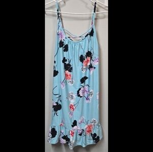 Secret Treasures Floral Blue Nightgown/Sleepwear NWOT! Size Medium